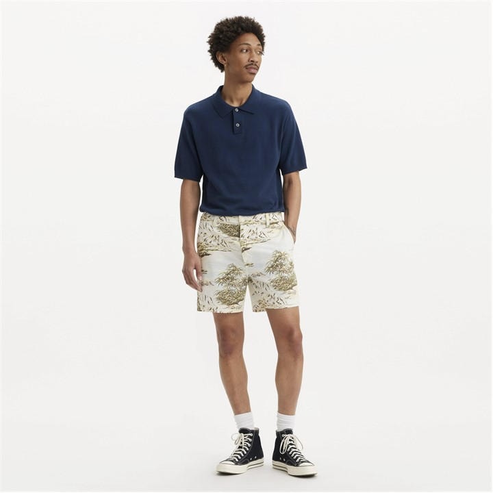 Levis Men's Blue Tapered Chino Shorts - Size 38 R