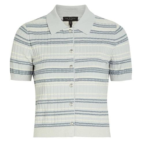 Rag and Bone - KARINA STRIPE SS CARDIGAN