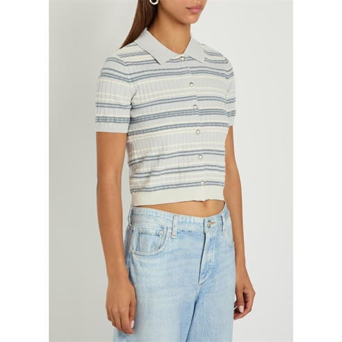 Rag and Bone - KARINA STRIPE SS CARDIGAN