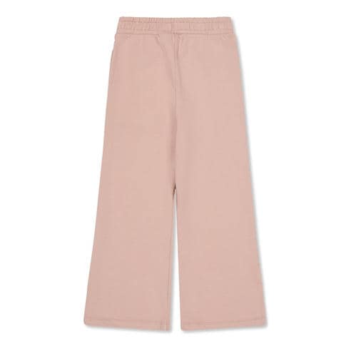 OFF WHITE - Kids' Wide Leg Open Hem Fleece Joggers