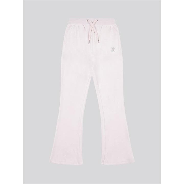 Juicy Couture Girls Purple Stretch-Velour Jogging Bottoms