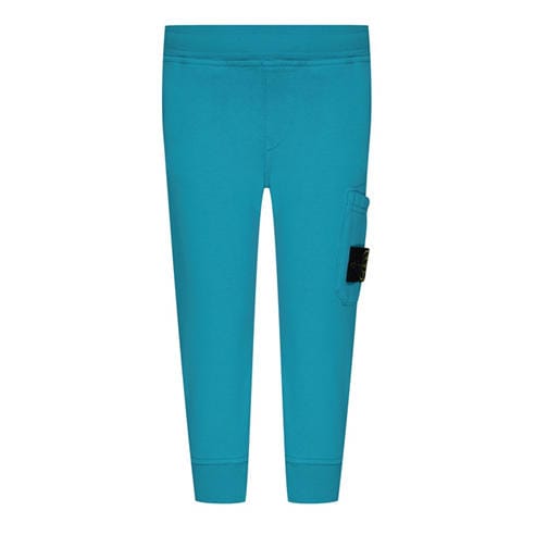 STONE ISLAND - Badge Fleece Jogging Bottoms Juniors