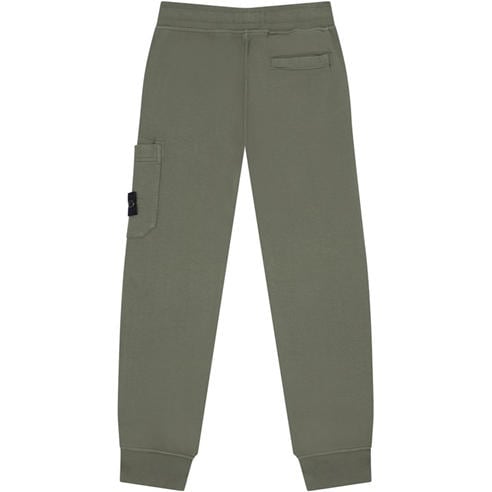 STONE ISLAND - Badge Fleece Jogging Bottoms Juniors