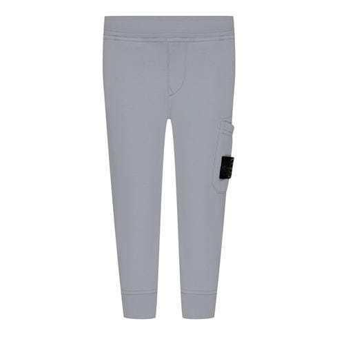 STONE ISLAND - Badge Fleece Jogging Bottoms Juniors