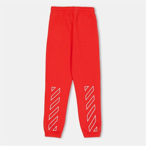 OFF WHITE - Unisex Kids' Logo Closed Hem Fleece Joggers