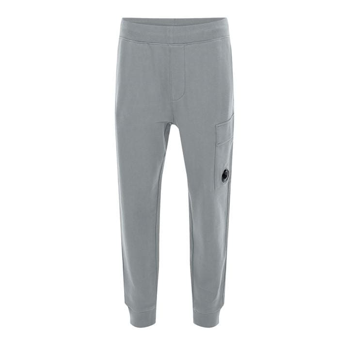 Cp Company Men's Grey Lens Jogging Bottoms Small
