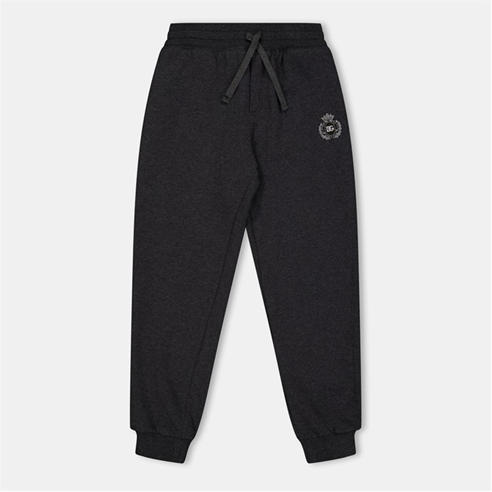 DOLCE AND GABBANA - Unisex Kids' Closed Cuff Fleece Joggers