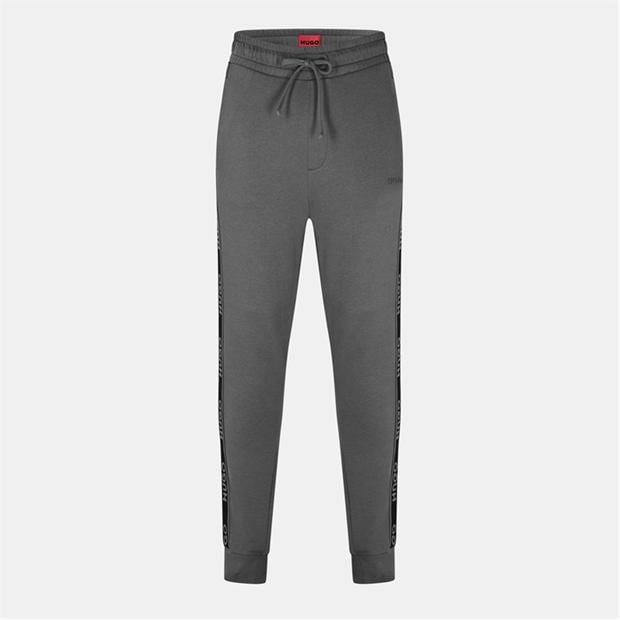 Black - Hugo - Liam Closed Hem Fleece Joggers