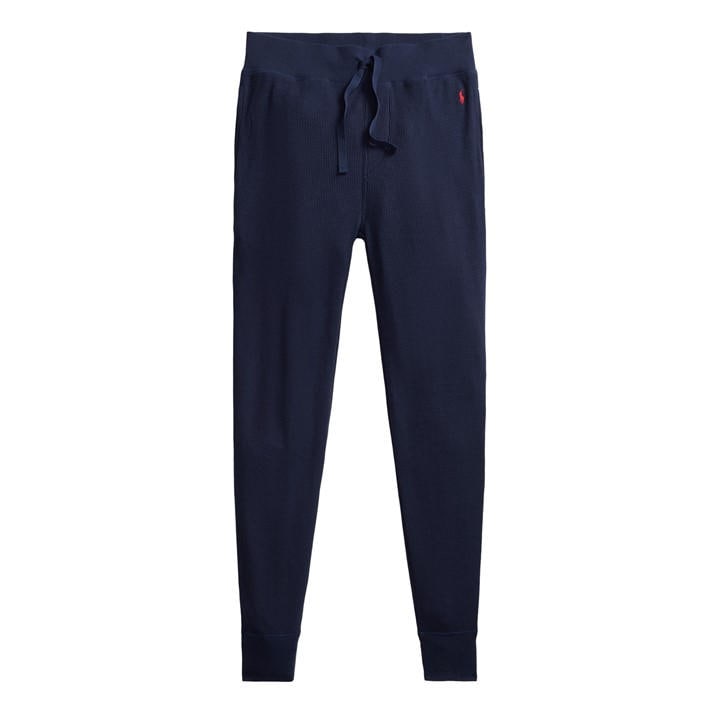 POLO RALPH LAUREN MEN'S WAFFLE CUFFED FLEECE JOGGERS
