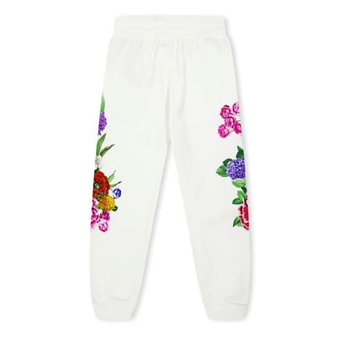 DOLCE AND GABBANA - Flower Fleece Jogging Bottoms Juniors