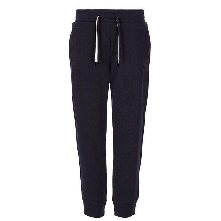 Emporio Armani Boys Black Back Logo Joggers Size 15