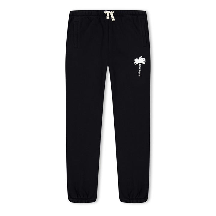 Palm Angels  Kids Black The Palms Jogging Bottoms Mens