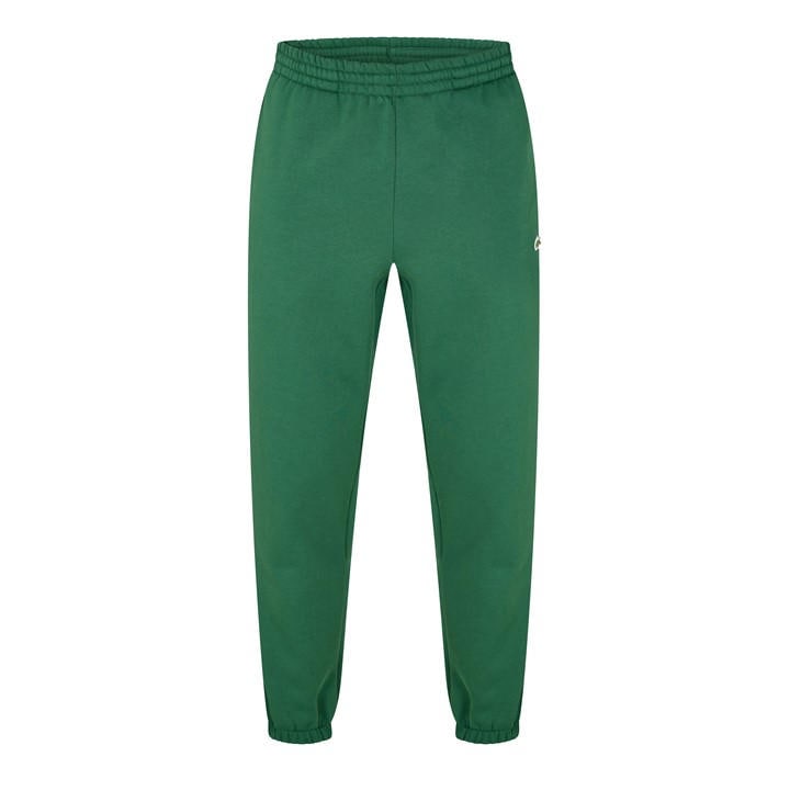Lacoste Men's Green Basic Fleece Jogging Bottoms - Size 2XL