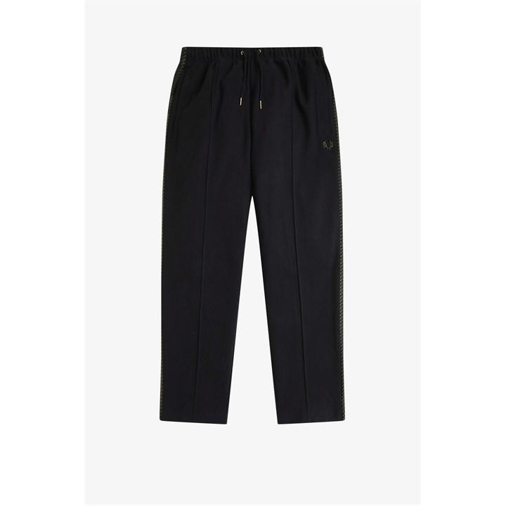 Fred Perry Men's Black Fred Side Tape Pant Sn54 Medium