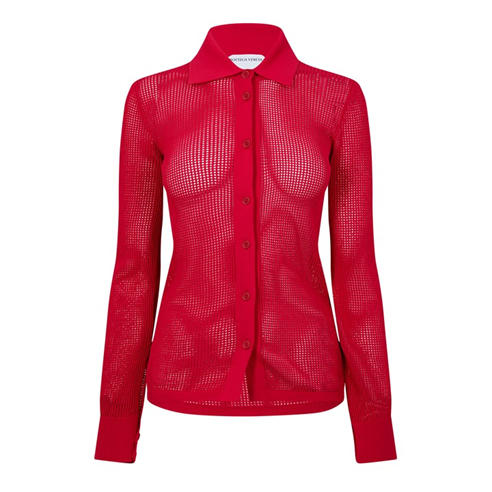 BOTTEGA VENETA - Women's Geometric Pattern Cardigan