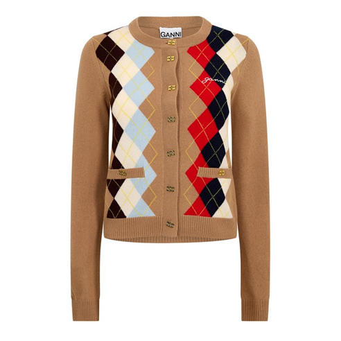 GANNI - Ganni Argyle Carde Ld61