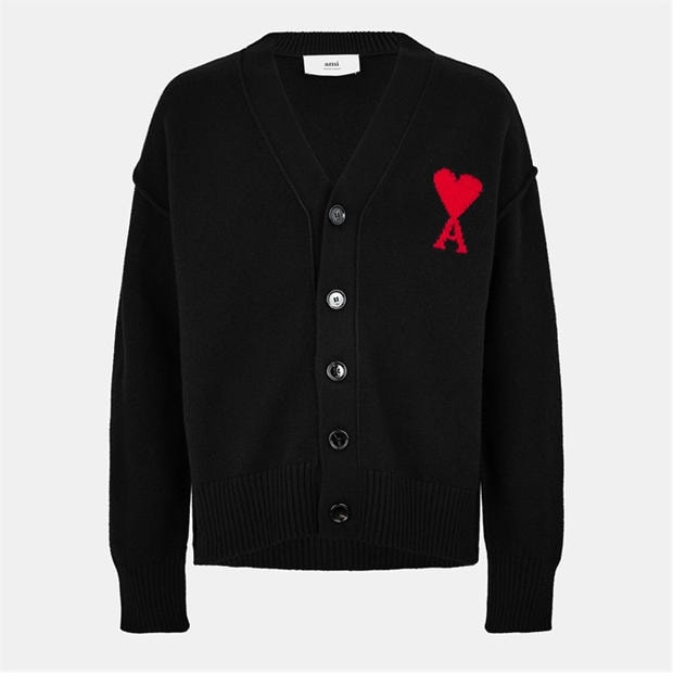 Beige/Ecru - AMI PARIS - Women's Cardigan