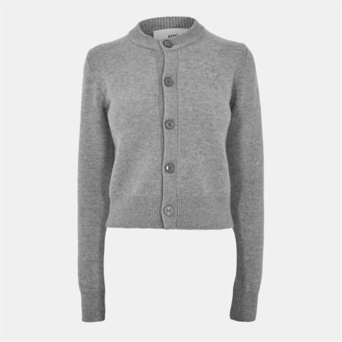 AMI PARIS - Women's Knitted Relaxed Fit Cardigan