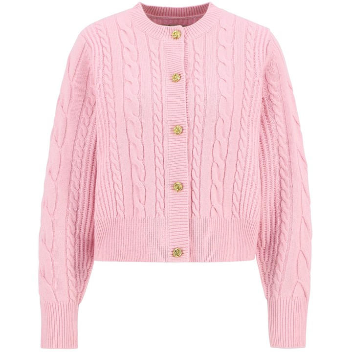 Barbour Women's Pink B.li Elina Knitcardi Ld61