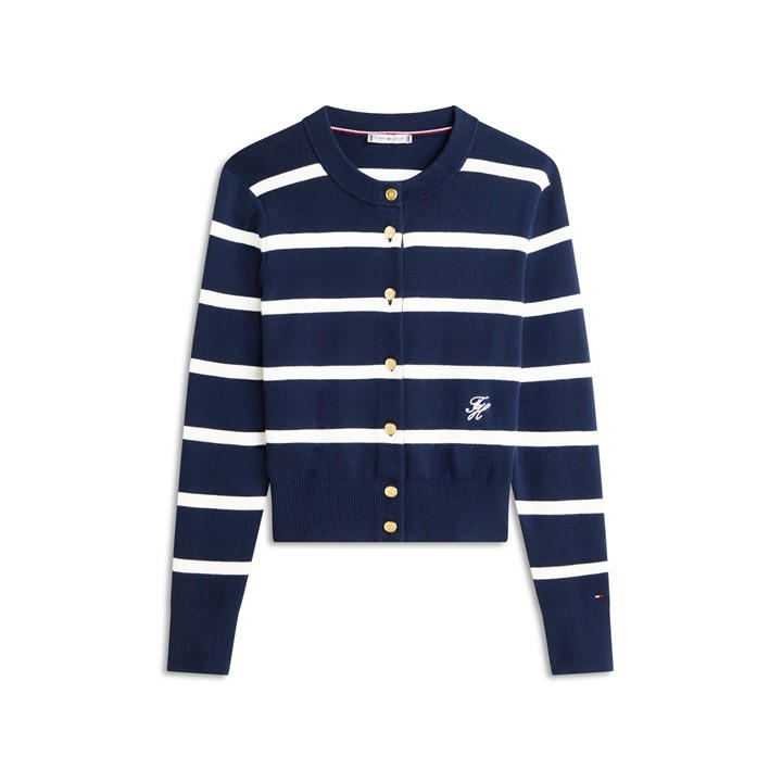 Tommy Hilfiger Women's Blue Tommy C-Nk Cardi Ld63