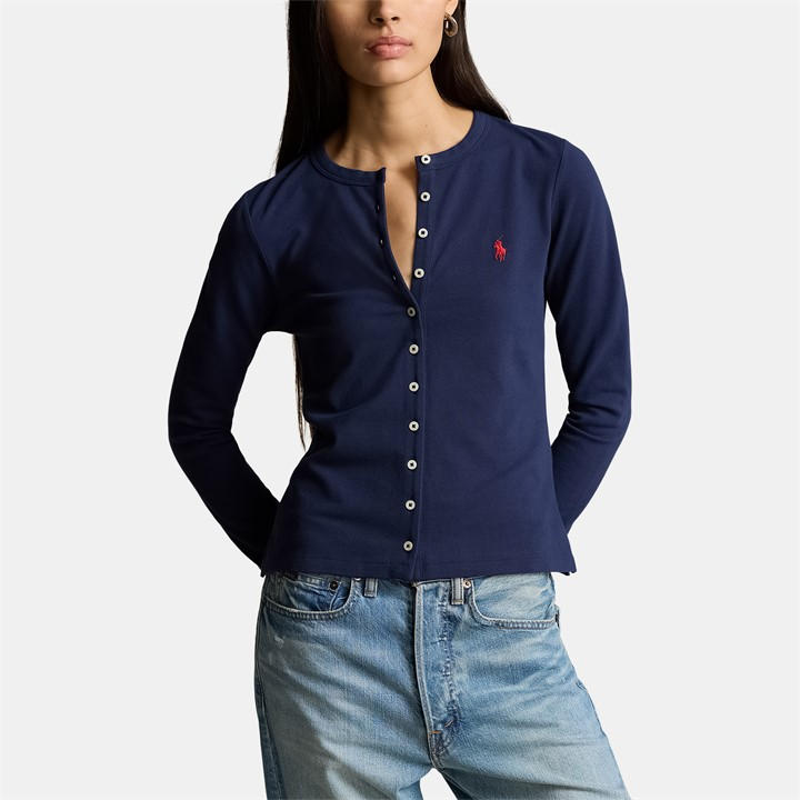 POLO RALPH LAUREN Polo PP Cardie - Blue