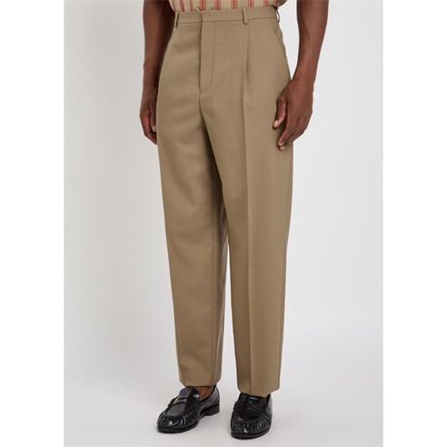 Saint Laurent - Men's Tapered-Fit Wool Trousers