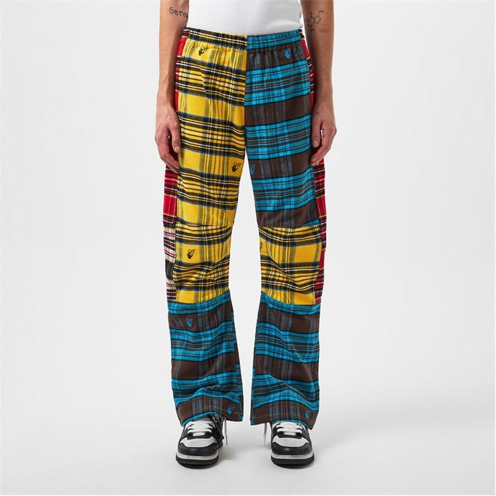 OFF WHITE Multi-Coloured Panel Trousers OFF WHITE Multi-Coloured Panel Trousers