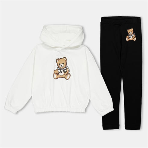 MOSCHINO - Kids' Italian-Made Bold Graphics Clothing Set