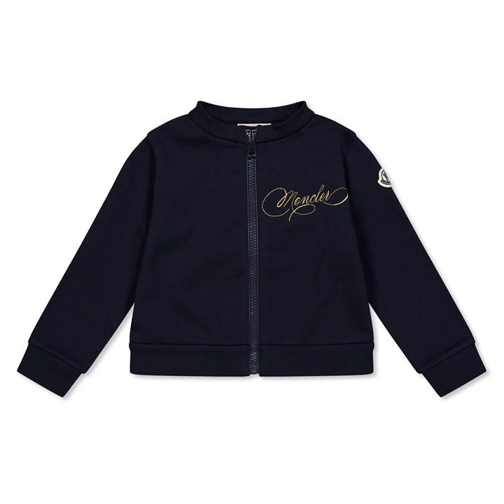 Moncler Girls Blue Logo Tracksuit Set Juniors