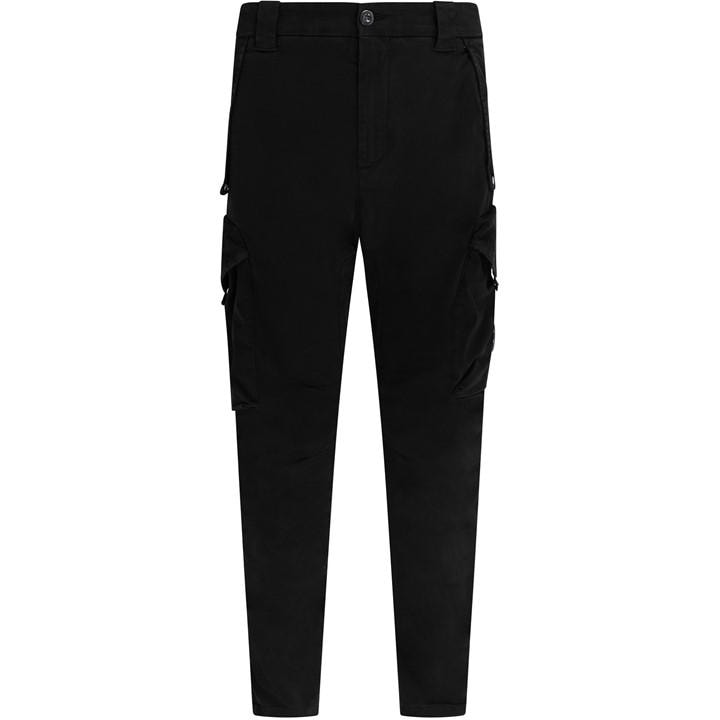 Cp Company Mens Black Ergonomic Lens Utility Pants - 2XL