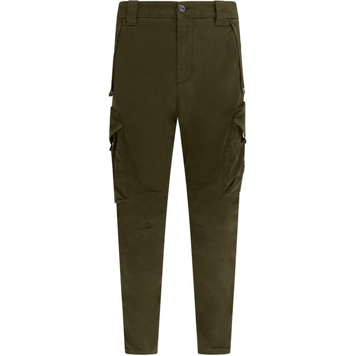 Cp Company Mens Green Ergonomic Lens Utility Pants - 2XL