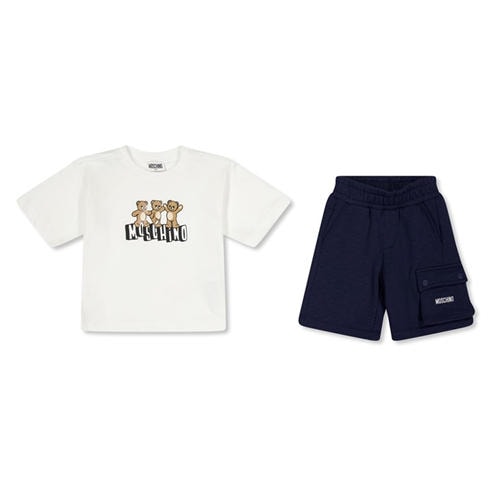 MOSCHINO - Kids' T-Shirt and Shorts Set