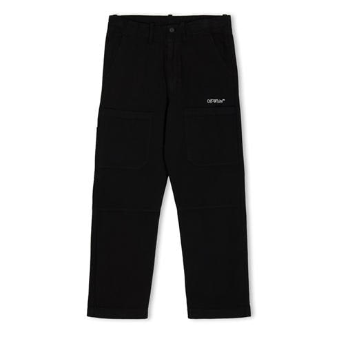 OFF WHITE - Unisex Kids' Logo Cargo Trousers