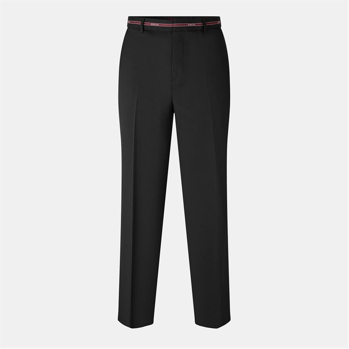 Gucci Men's Black Straight Leg Trousers - XL