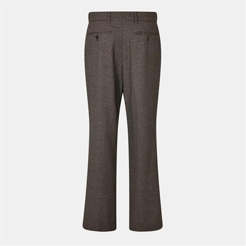 GUCCI - Men's Italian Craftsmanship Straight Leg Trousers