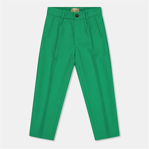 GUCCI - Kids' Italian Fabric Straight Leg Trousers