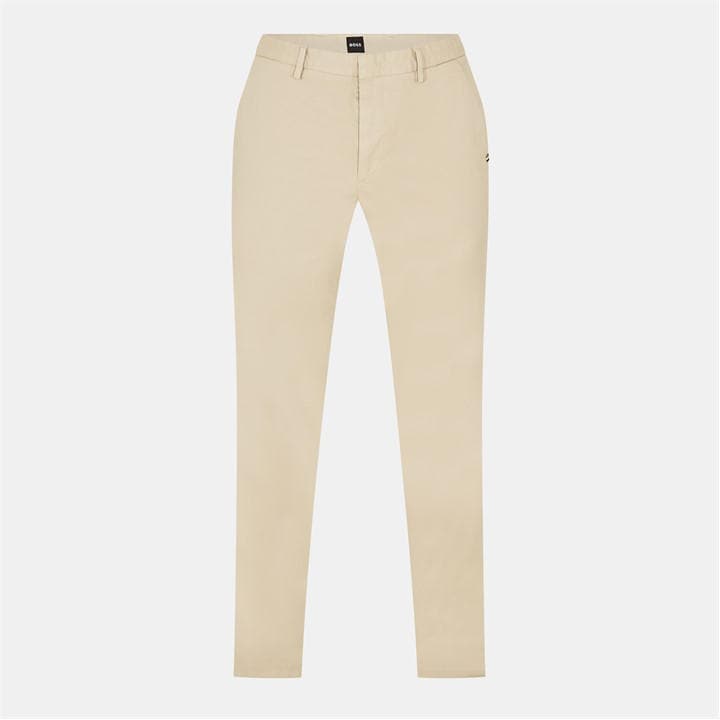 Boss Men's Beige Kaito3 Straight Leg Trousers