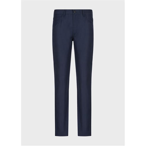 EMPORIO ARMANI - Men's Straight Leg Trouser