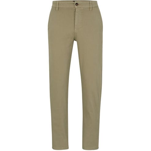 Boss - Men's Chino Straight Leg Trousers