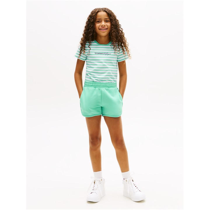 Tommy Hilfiger Girls Green Tommy Logo Set Jn62