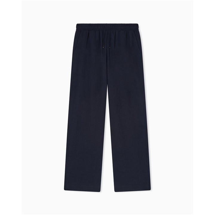 Emporio Armani Men's Blue Beachwear Straight Leg Trousers - M