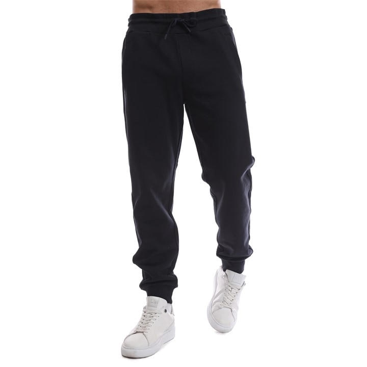 Emporio Armani Men's Blue Straight Leg Trousers - M