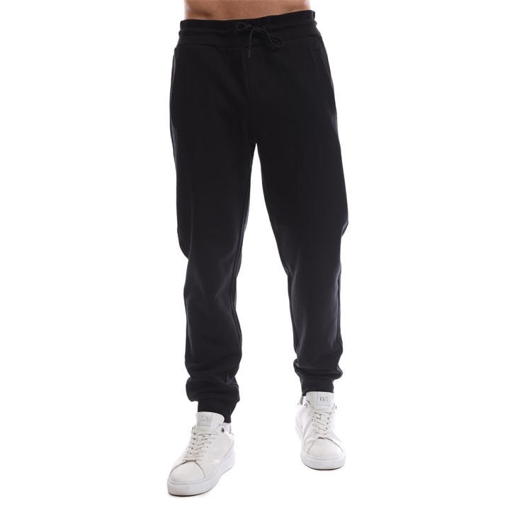 Emporio Armani Men's Black Straight Leg Trousers - Size 2XL