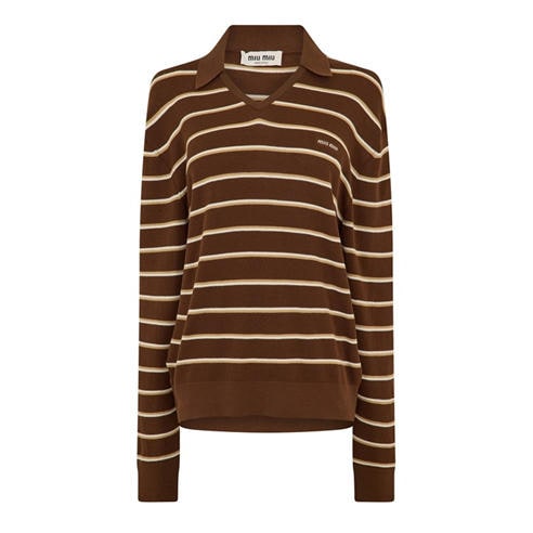 MIU MIU - Women's Long Sleeve Polo Shirt