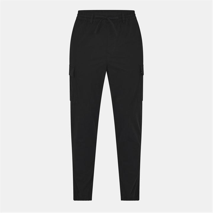 Barbour International Men's Black Outline Cargo Trousers