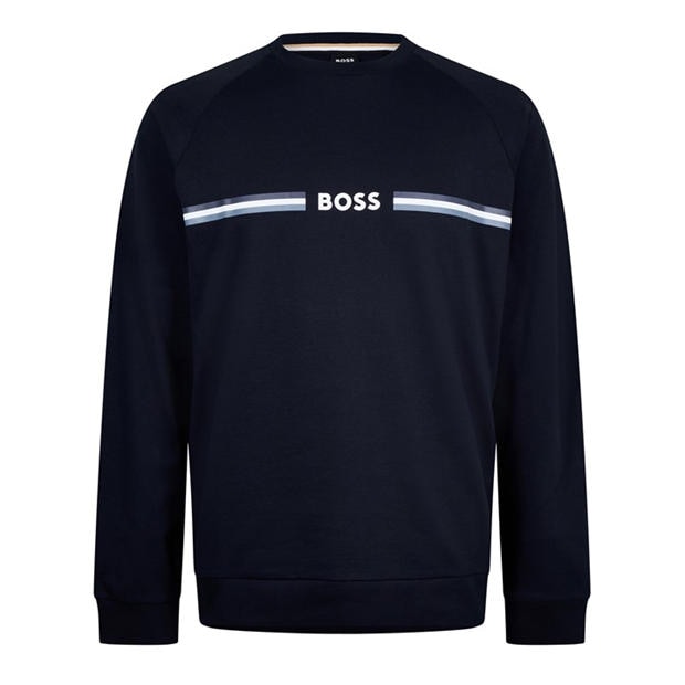 Giacca BOSS Authentic Blu: Felpa Con Cappuccio 100% Cotone.  - 2