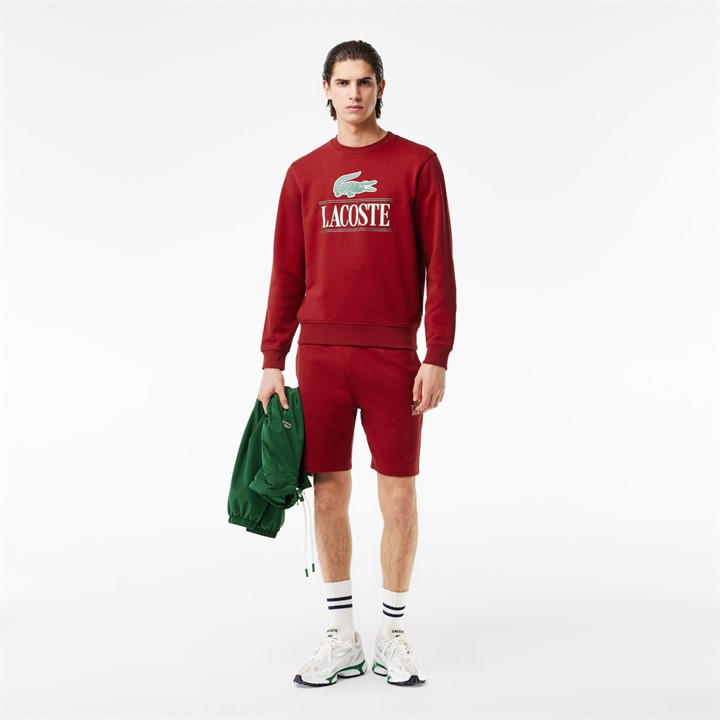 Lacoste  Red Crocodile Sweatshirt - XS
