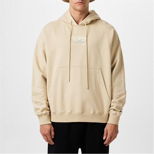 OFF WHITE - Men's  Script Hoodie Logo Hoodie