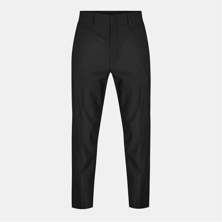 Fendi Men's Black Stitch Trousers - Medium