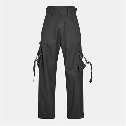 OFF WHITE - Men's Regular Fit Drawstring Cargo Trousers